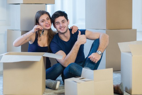 Local removals team planning a move in Brent with careful loading and access checks